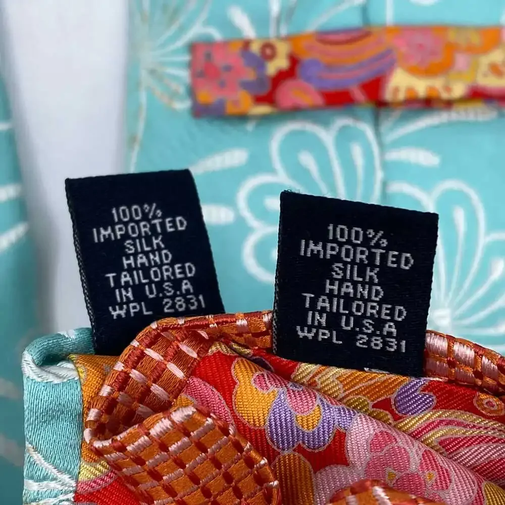 Ted Baker Silk Ties Blue & Orange 2-Pack | OS Silk Ties USA